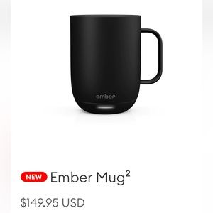 Like new 14oz Ember Mug automatic warming